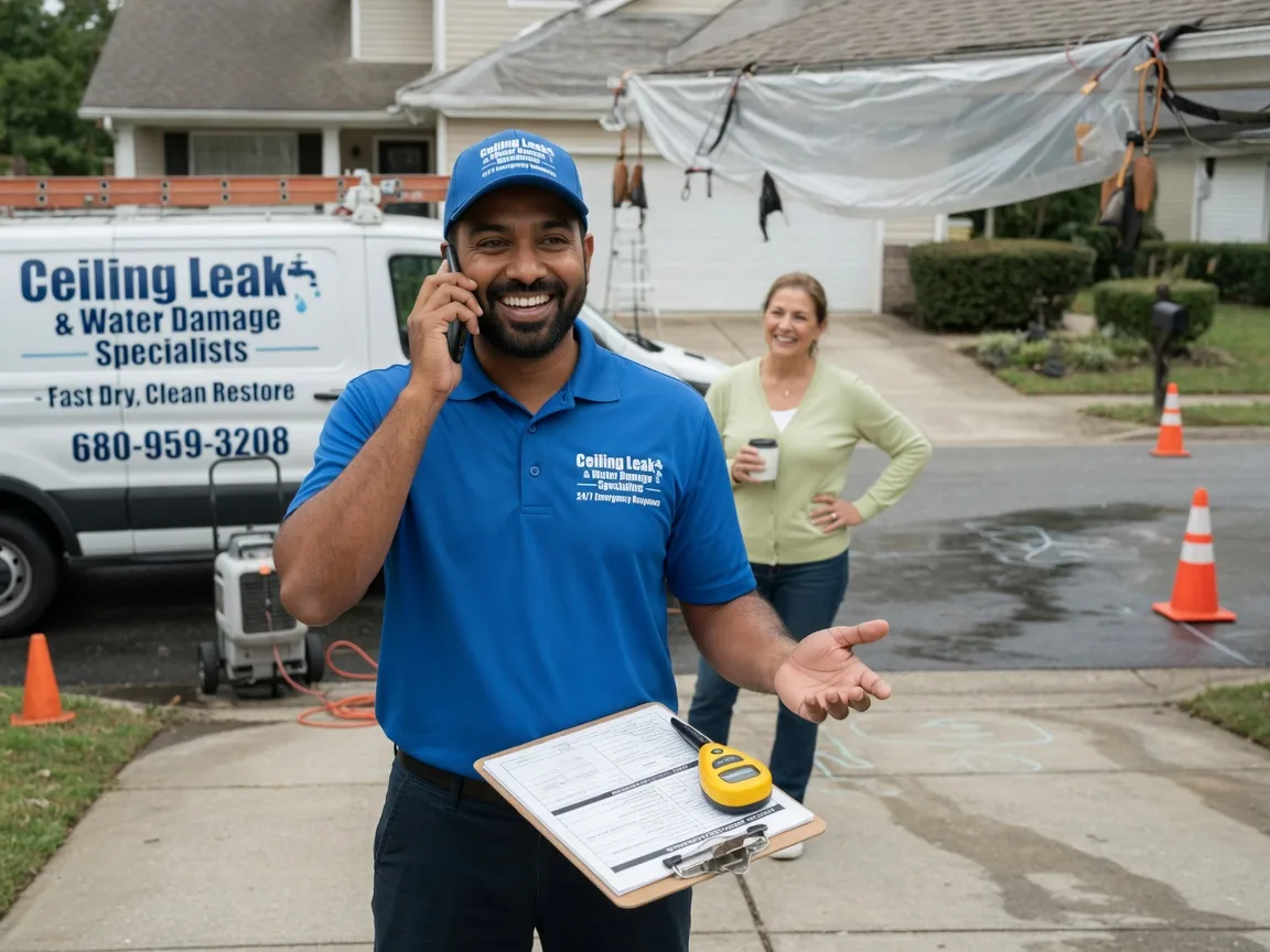 Ceiling Leak Cleanup Everly, IA FAQs